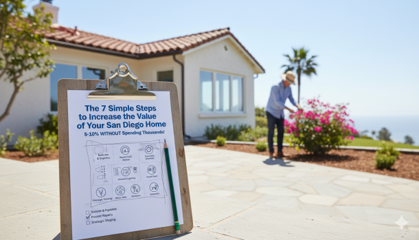 The 7 Simple Steps to Increate the Value of Your San Diego Home
